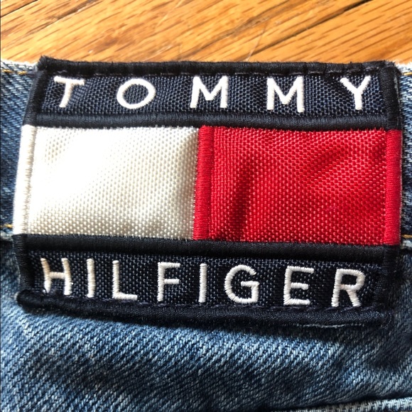 Vintage 90s Tommy Jeans Big Flag Mens Jeans 36x32 - Picture 3 of 12